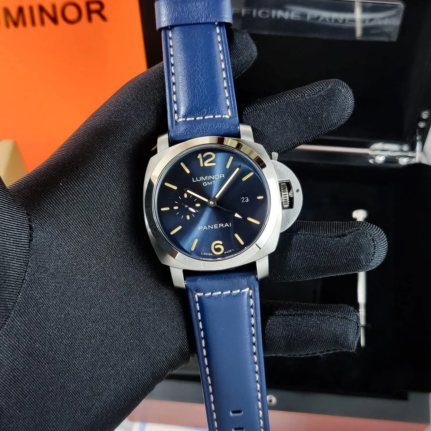Panerai GMT Blue Leather Edition
