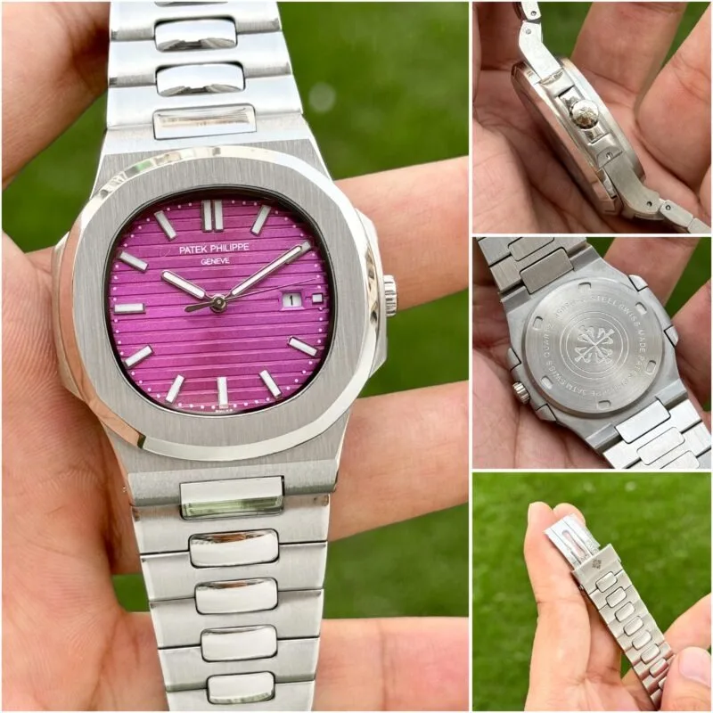Patek Philippe Nautilus Pink Dial Watch