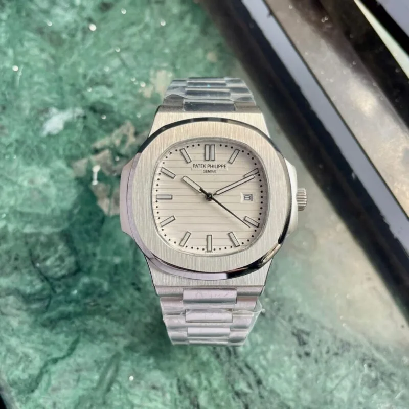 Patek Philippe Nautilus White Dial  Watch