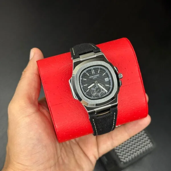 Patek Philippe Quartz with Denim Strap Watch
