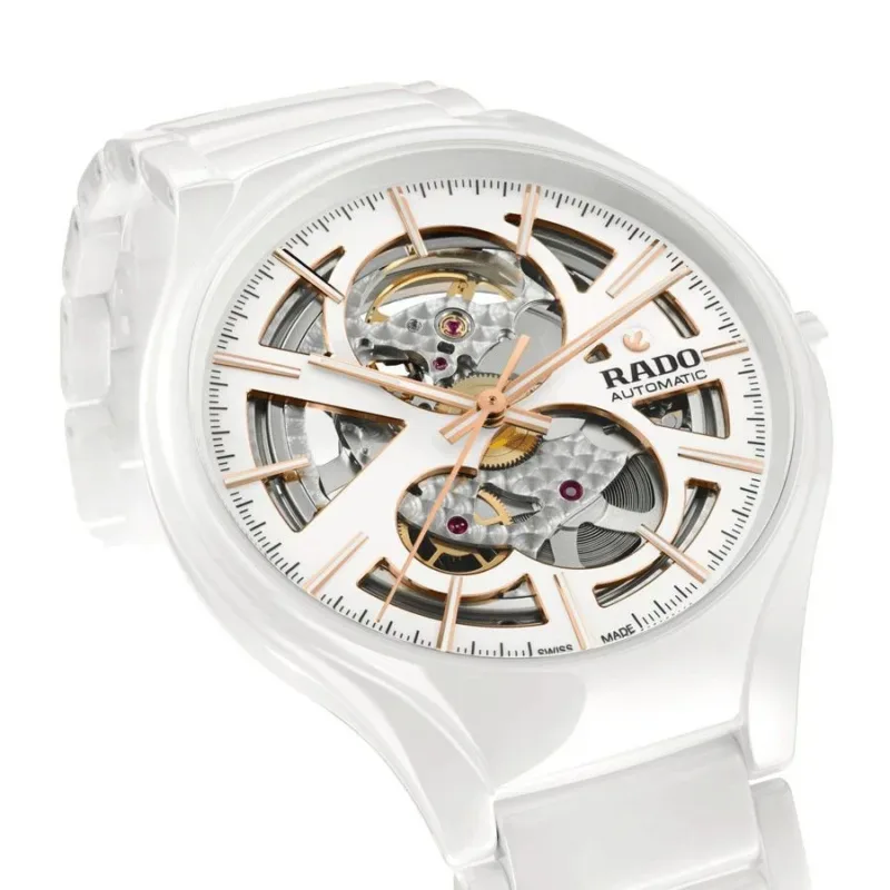 RADO AUTOMATIC OPEN HEART WHITE CERAMIC
