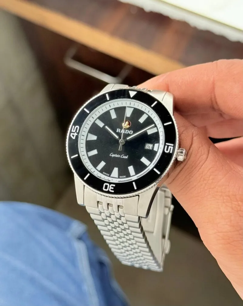 RADO CAPTAIN COOK 7AAA PREMIUM AUTOMATIC BLACK DIAL