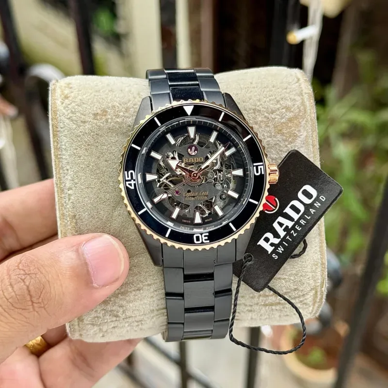 RADO CAPTAIN COOK AUTOMATIC SKELETON