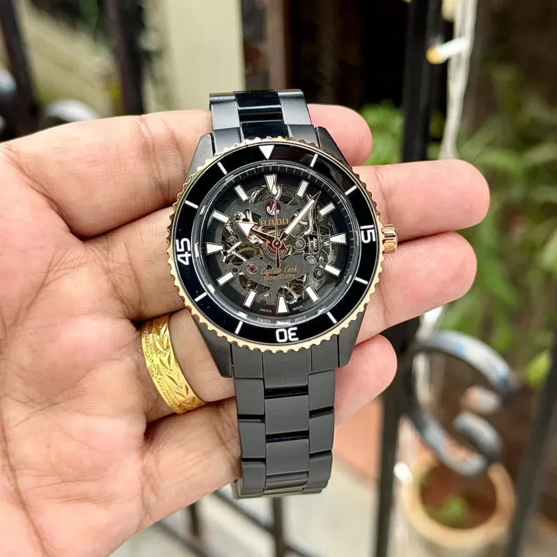 RADO CAPTAIN COOK AUTOMATIC SKELETON