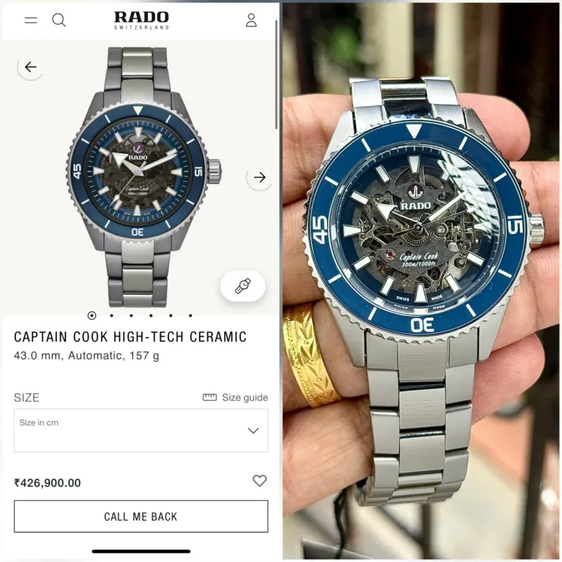 RADO CAPTAIN COOK HIGH TECH CERAMIC AUTOMATIC