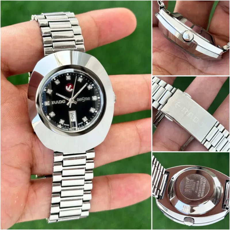 RADO DAY & DATE BLACK DIAL 7AAA PREMIUM AUTOMATIC