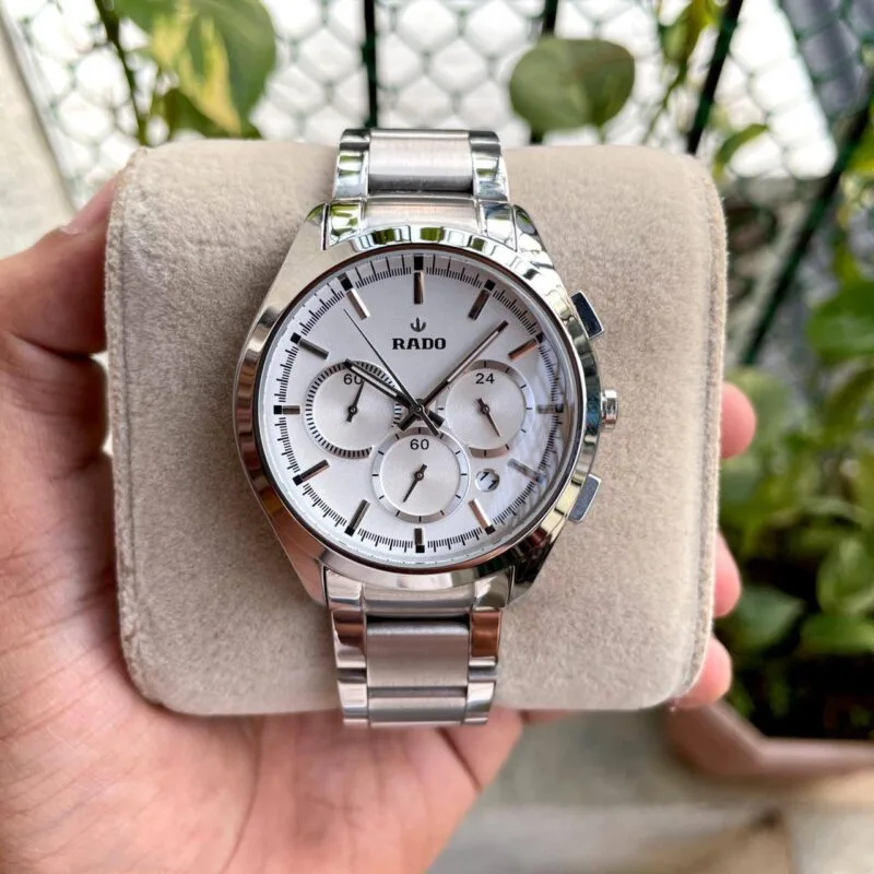 Rado HyperChrome Silver Chronograph