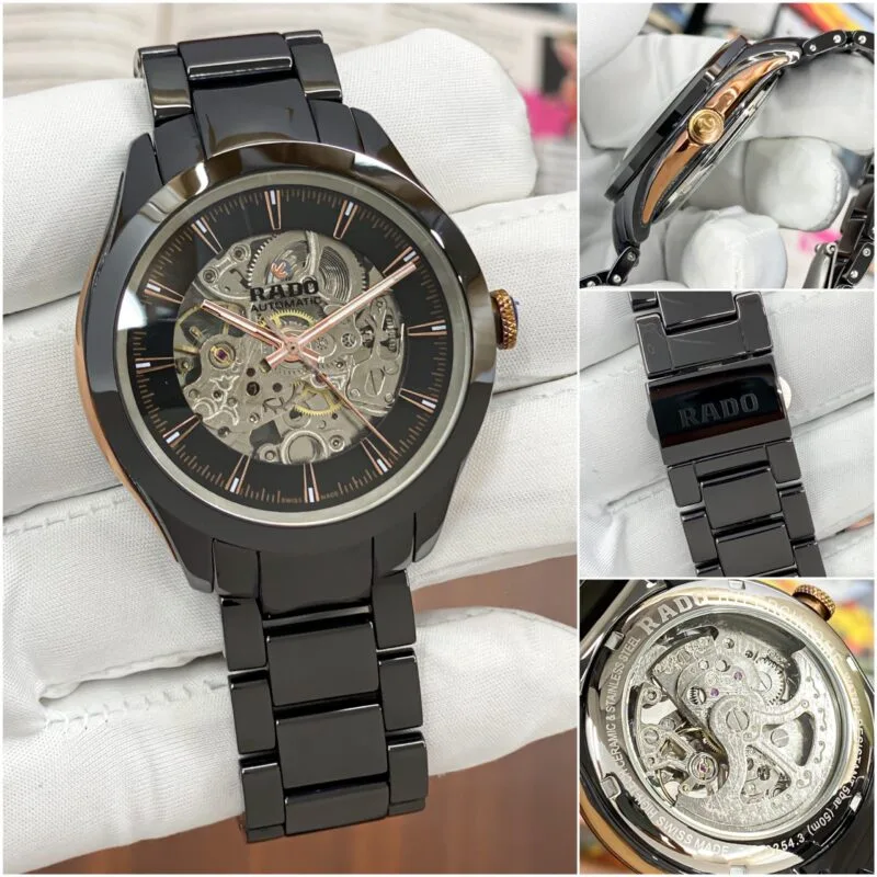 Rado Open  black Automatic