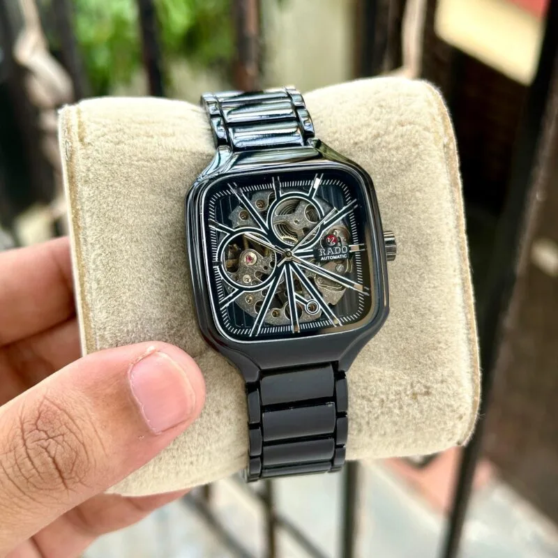 RADO TRUE SQUARE SKELETON OPEN HEART AUTOMATIC