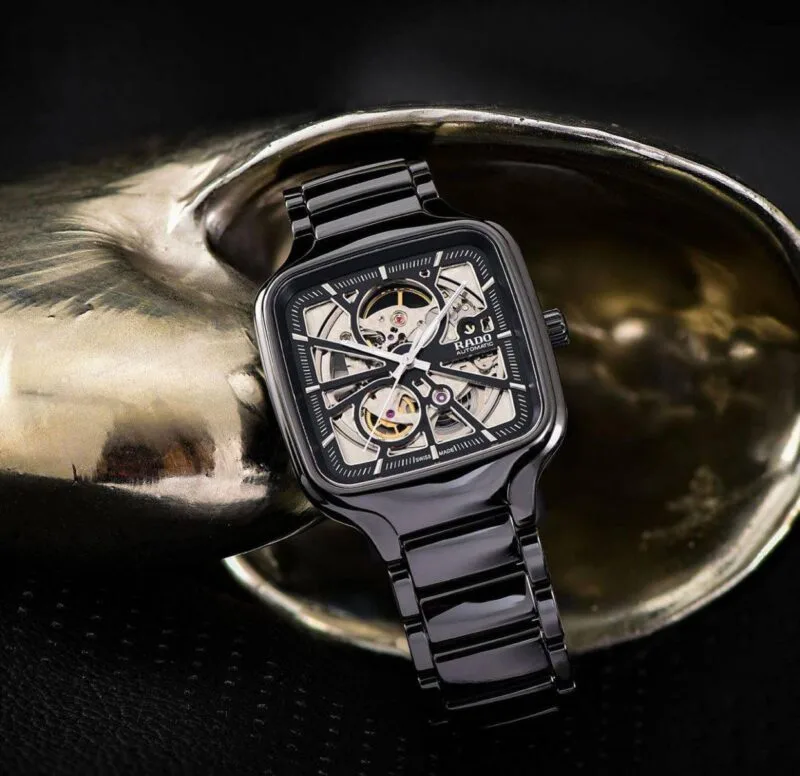 RADO TRUE SQUARE SKELETON OPEN HEART AUTOMATIC