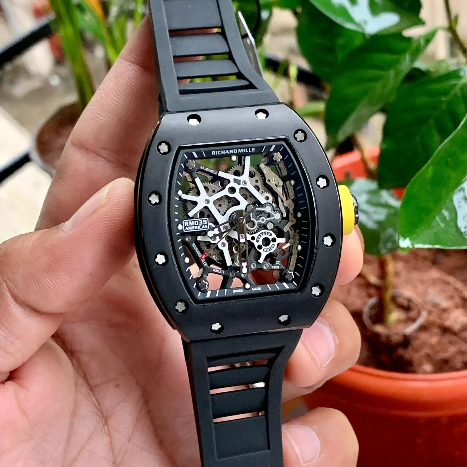 Richard Mille RM035 Americas Cup Black Yellow