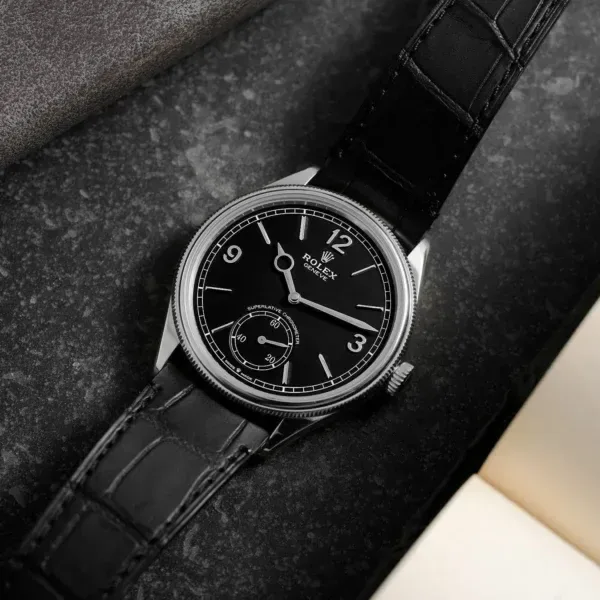 Rolex 1908 Vintage Crocodile Strap Automatic