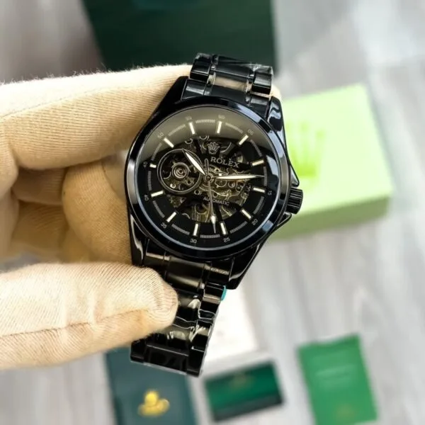 Rolex Black Skeleton Dial