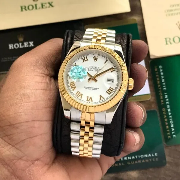 Rolex DateJust 41 White Dial Two Tone YZ