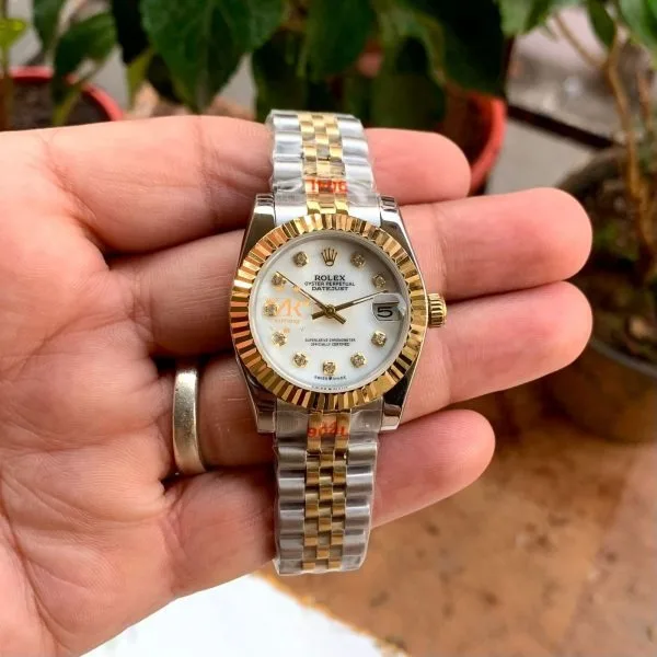 Rolex DateJust Jubilee Gold White Dial