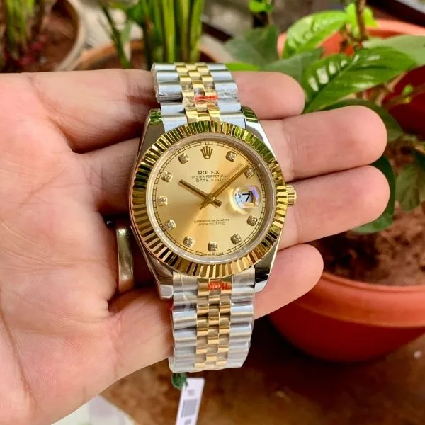 Rolex Datejust Oyster Diamond Figure Semi ETA 41MM