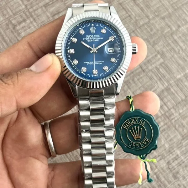 Rolex DateJust Quartz Mother of Pearl Dial Watch