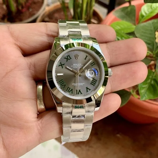 Rolex DateJust Roman Dial 41mm Semi ETA