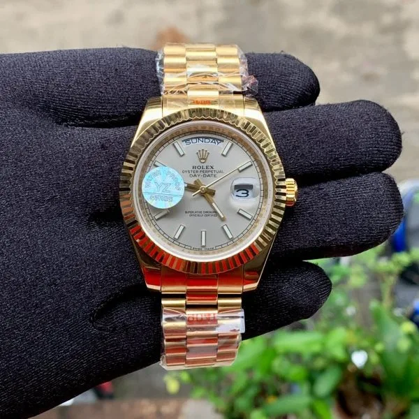 Rolex Day Date Gold Grey Dial 41mm