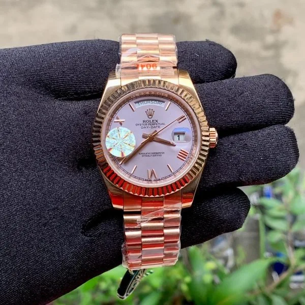 Rolex Day-Date Rose Gold Fluted Perpetual