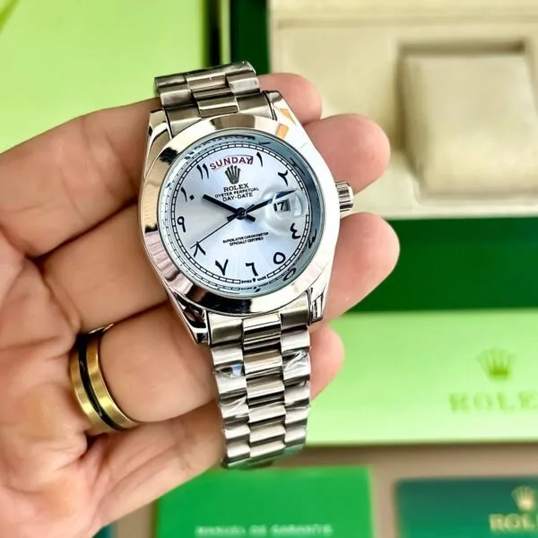 Rolex Day-Date Tiffany Arabic Dial Watch
