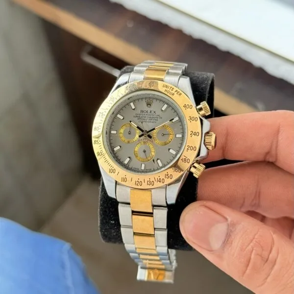 Rolex Daytona Grey Dial Two Tone Bracelet