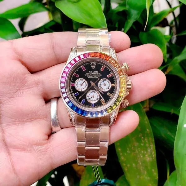 Rolex Daytona Rainbow Rosegold Black Dial