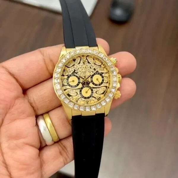 Rolex Daytona Tiger Eye Gold