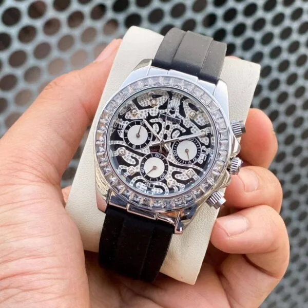 Rolex Daytona Tiger Eye Silver