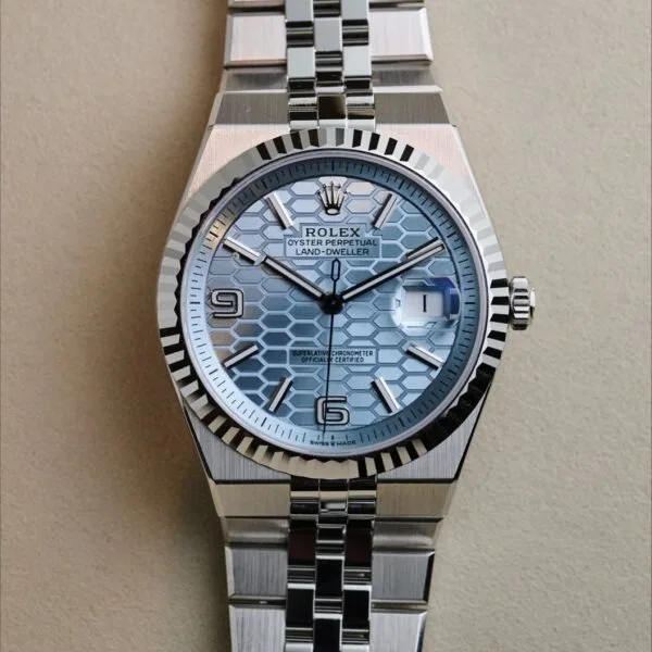 Rolex Land Dweller Tiffany Blue Dial 41mm