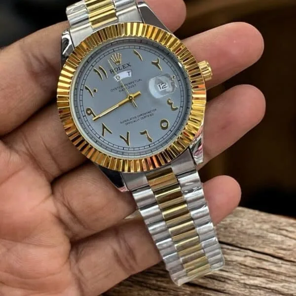 Rolex Oyster Perpetual Arabic Dial Day-Date Watch