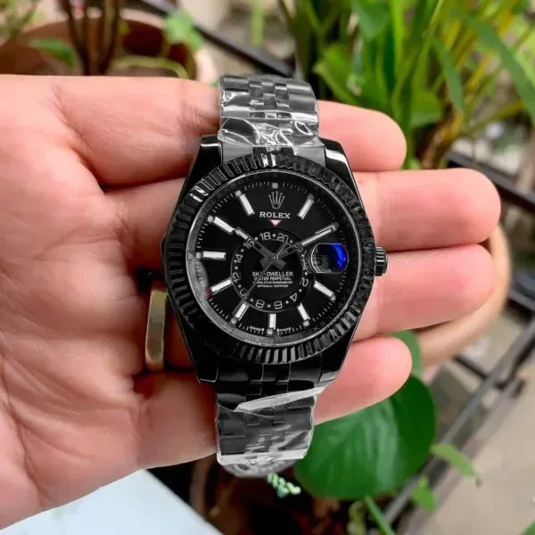 Rolex Sky-Dweller Full Black Jubilee Chain