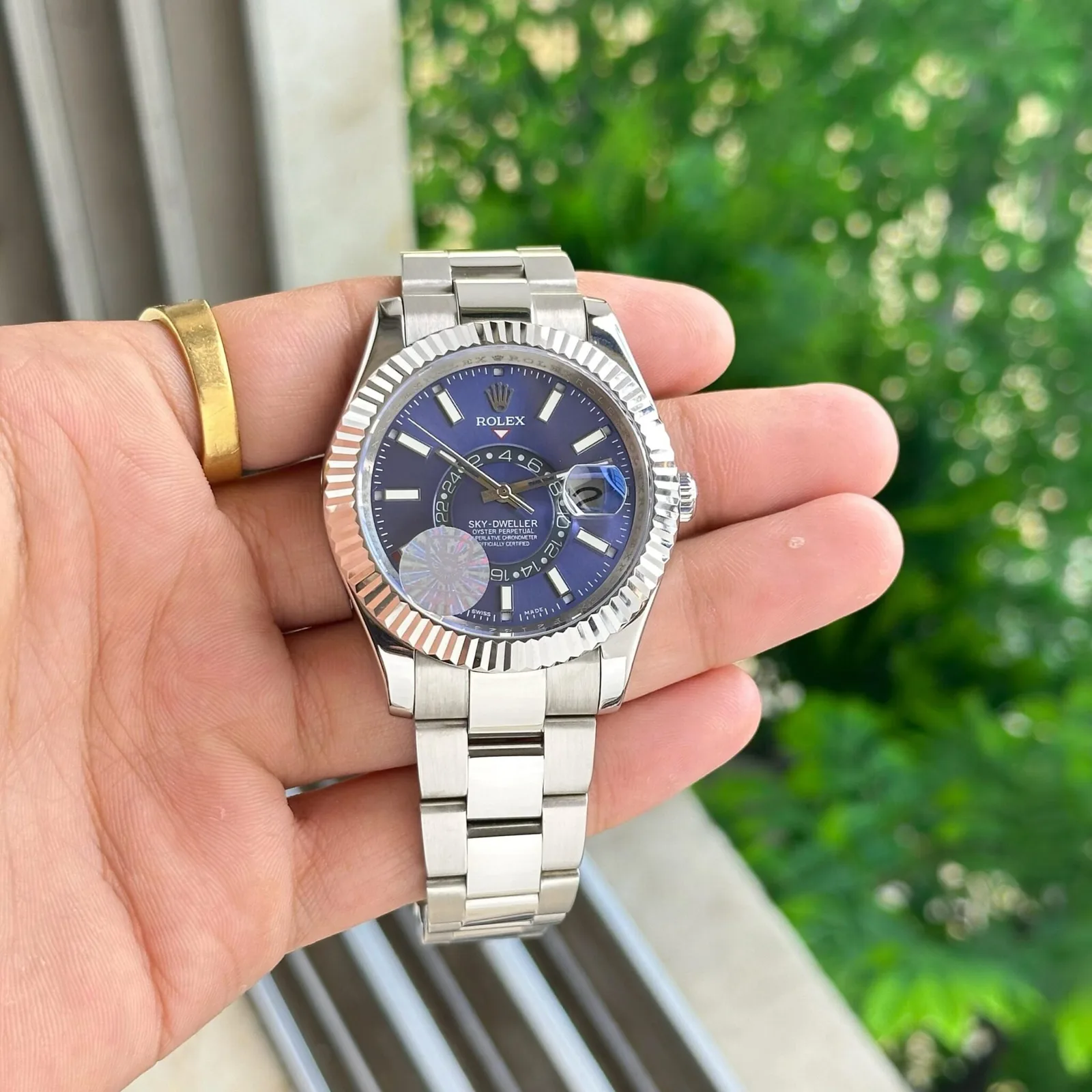 Rolex Sky-Dweller Oyster Perpetual Blue Dial LS