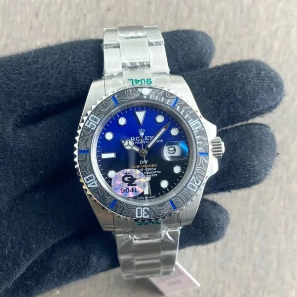 Rolex Submarine Silver Blue DIW Limited Edition Semi ETA