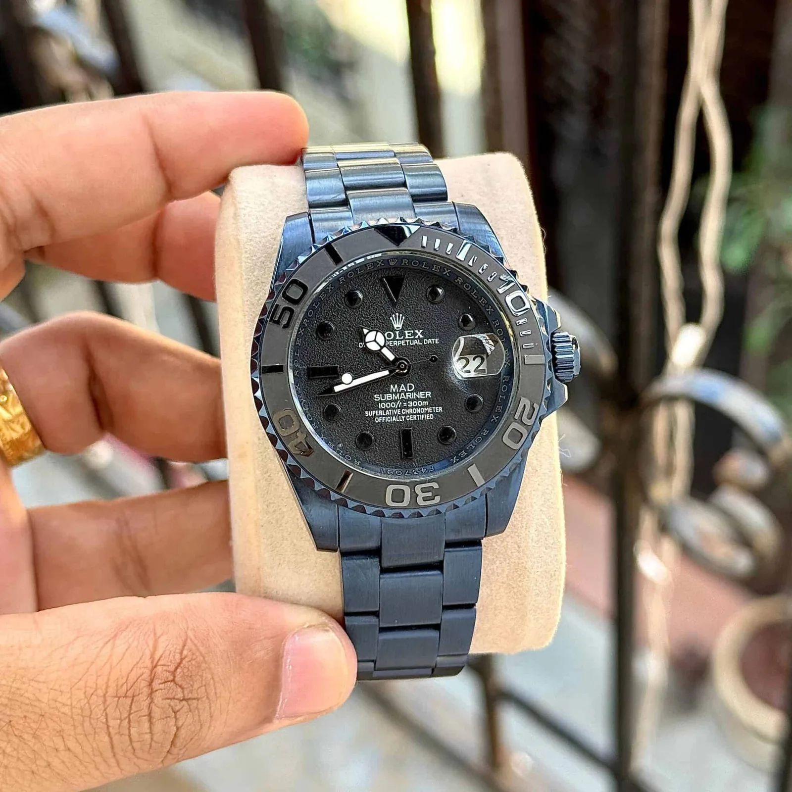 Rolex Submariner MAD Black Blue Edition  Watch