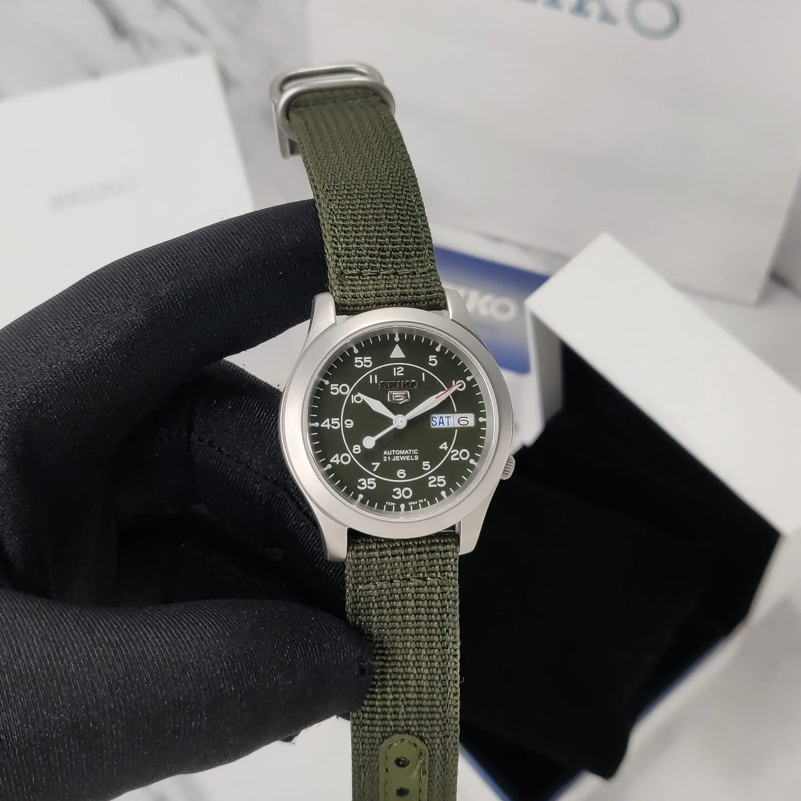 Seiko 5 Military SNK805K2 Green Dial