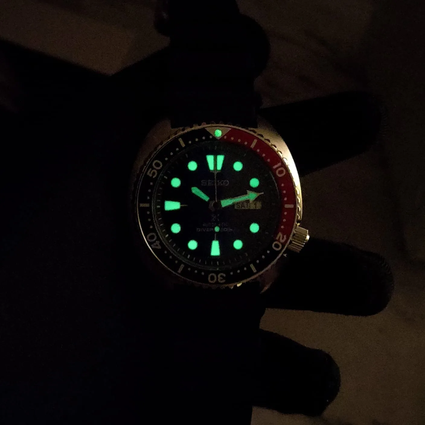 Seiko Pepsi Turtle Blue Dial  Watch