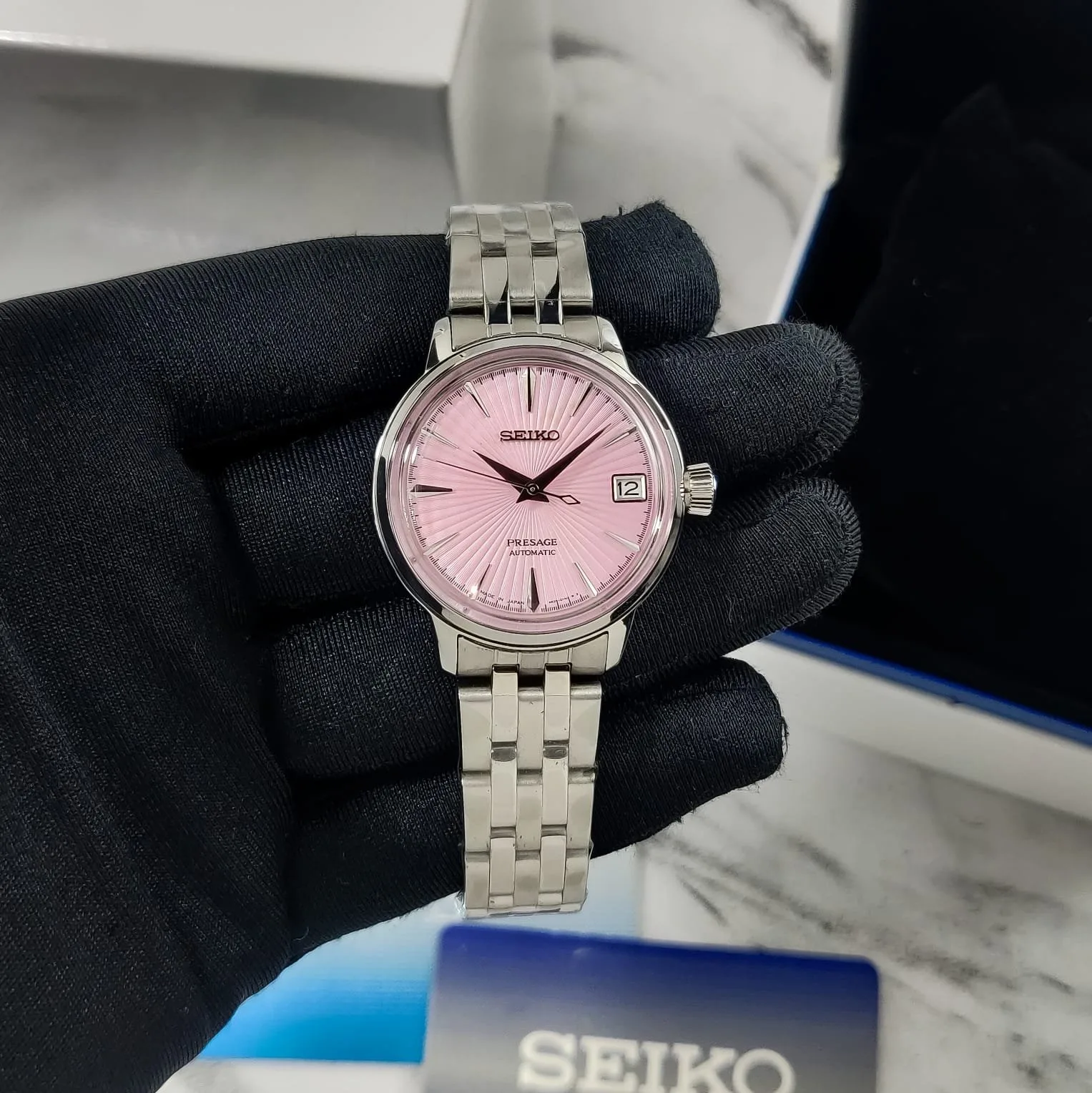 Seiko Presage Cocktail SRPE47 Pink Dial