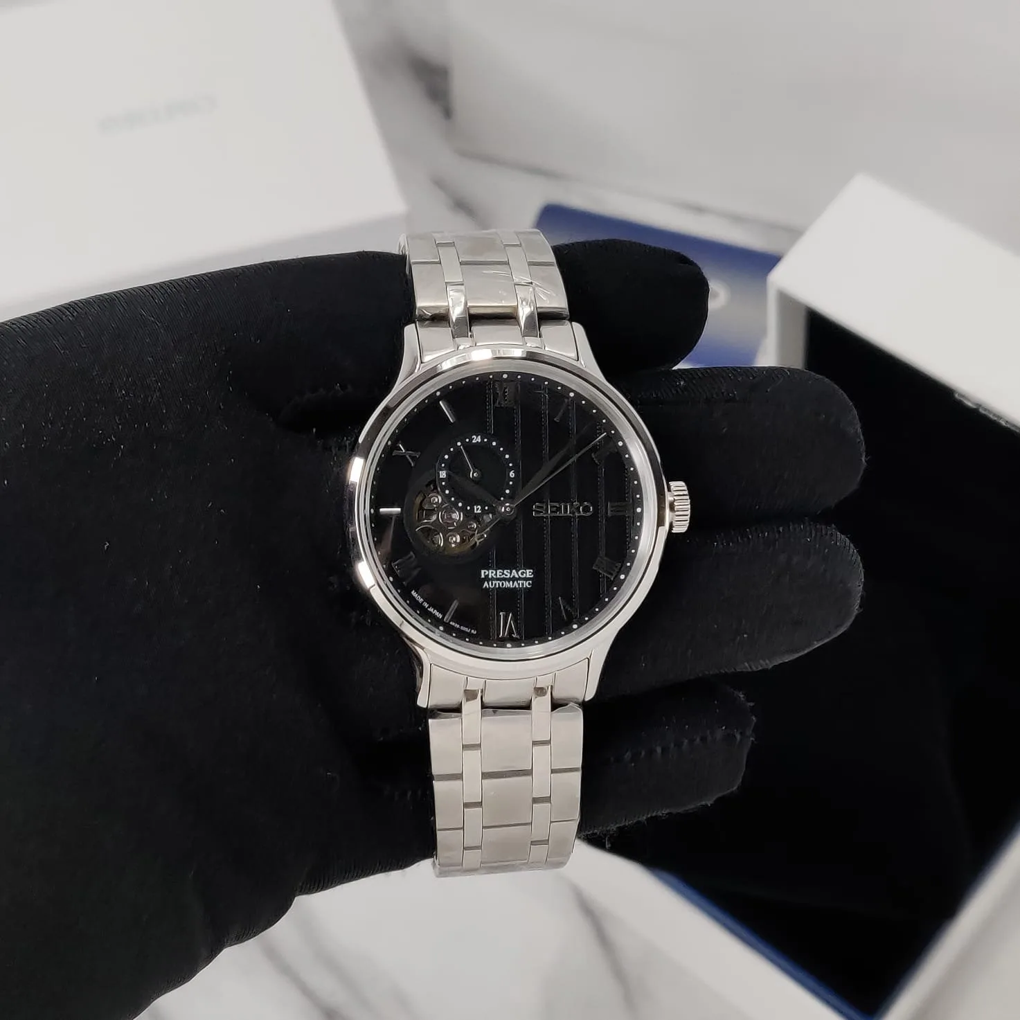 Seiko Presage Japanese Garden SSA377 Black