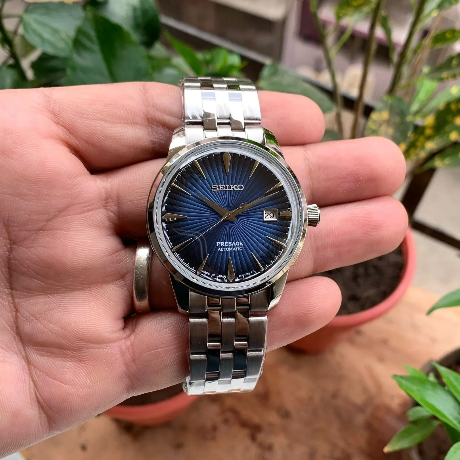 Seiko Presage SRPB41J1 Blue Watch