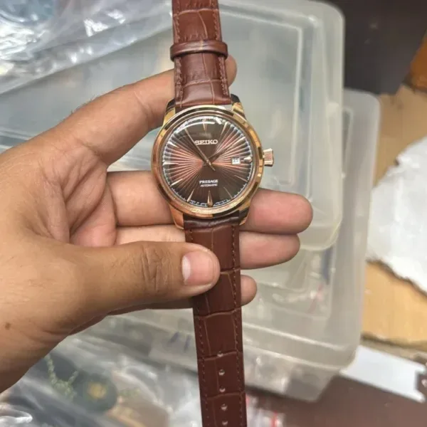 Seiko Presage SRPB46 Brown Watch