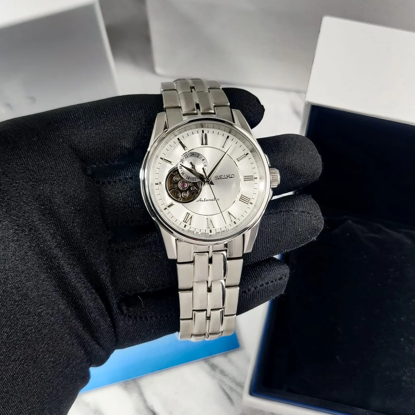 Seiko Presage SSA029J1 White Dial