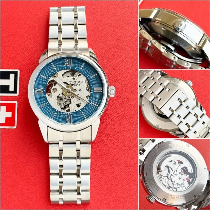 Tissot Blue Skeleton Powermatic Watch