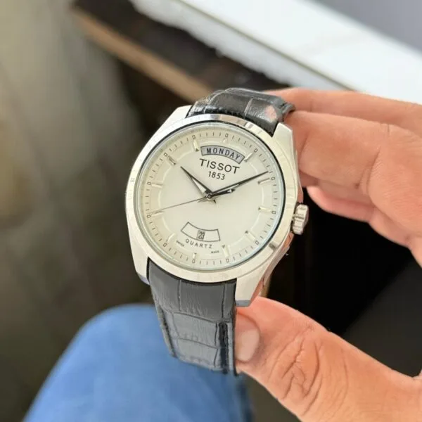 Tissot Classic Day-Date Silver Dial Watch