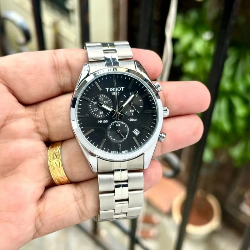Tissot Classic PR100 Black Chronograph