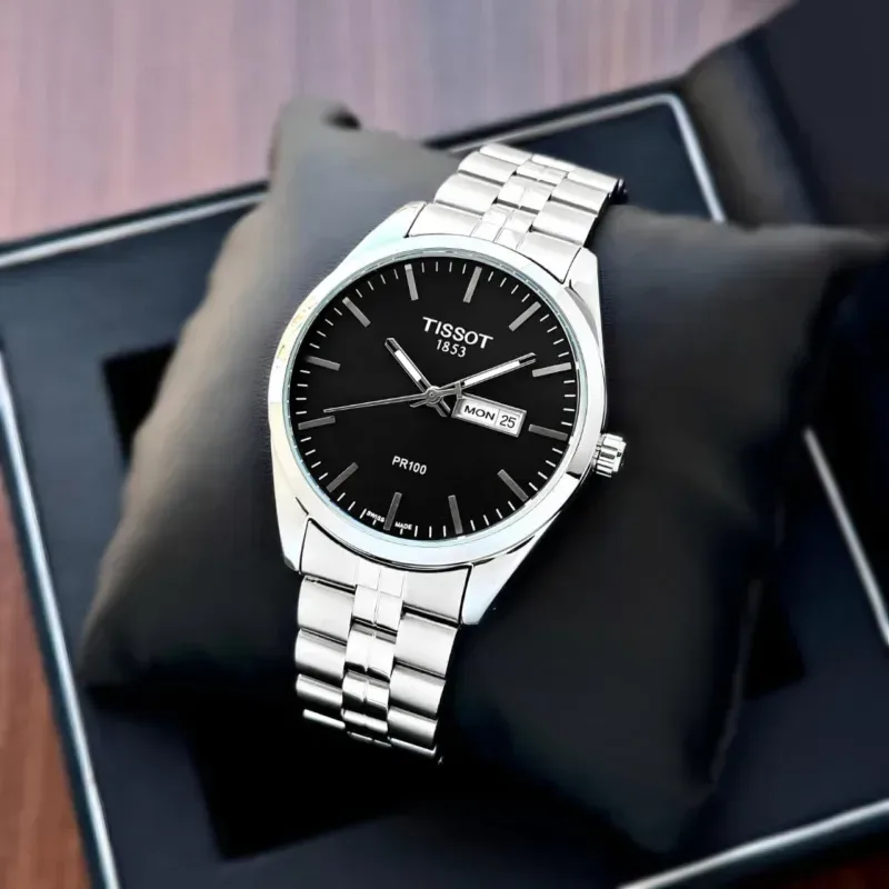Tissot Classic PR100 Day Date Watch