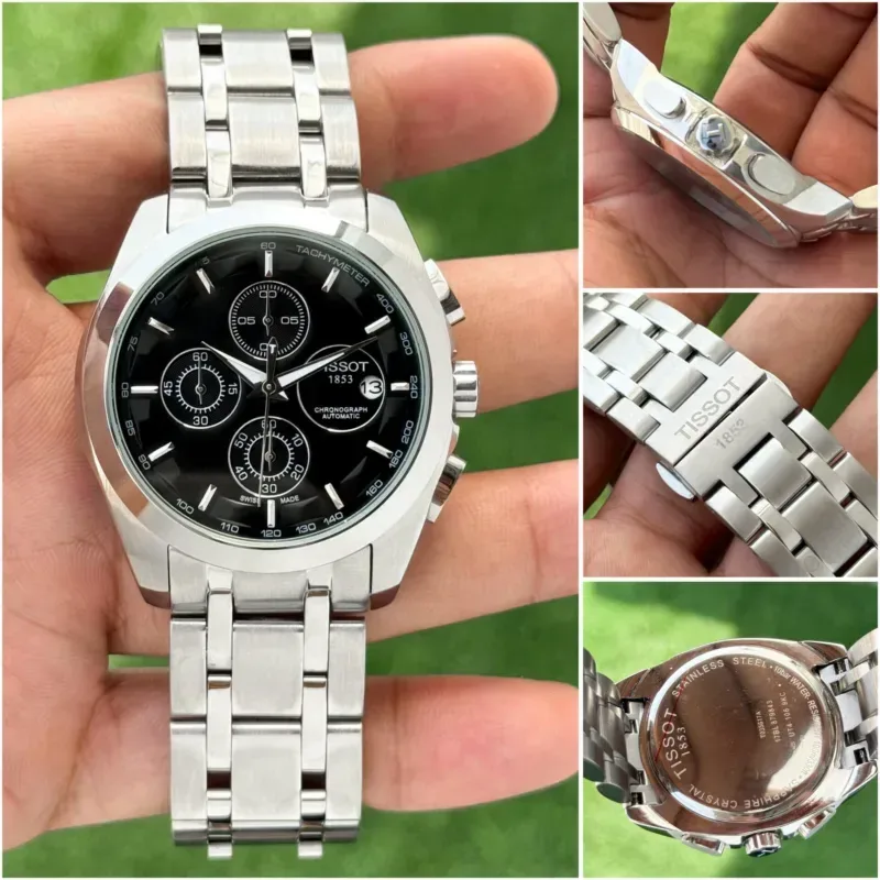Tissot Couturier 1853 Black Dial  Watch