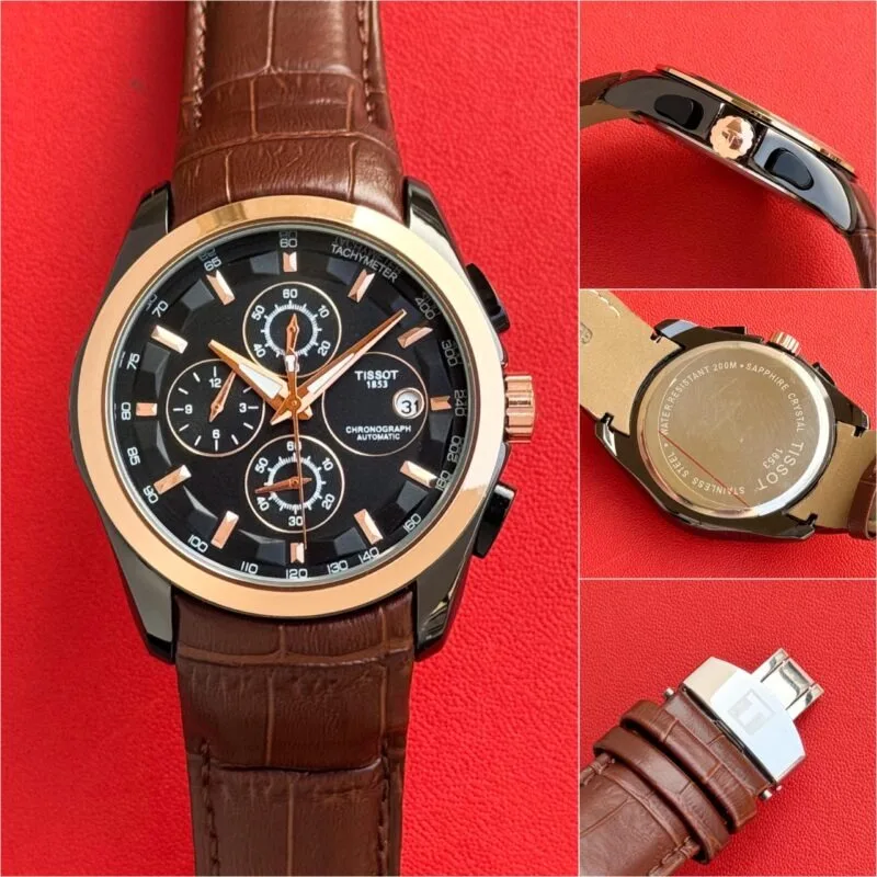 Tissot Couturier Brown Watch