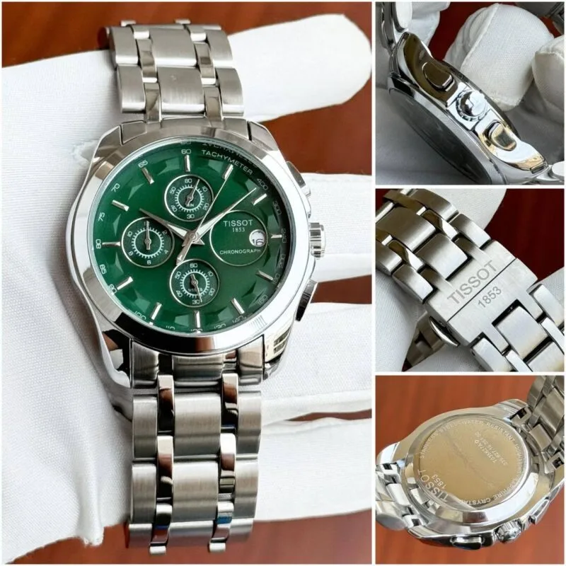 Tissot Couturier Green Dial Watch