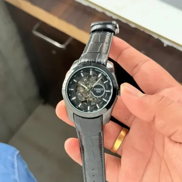 Tissot Couturier Skeleton Black Watch